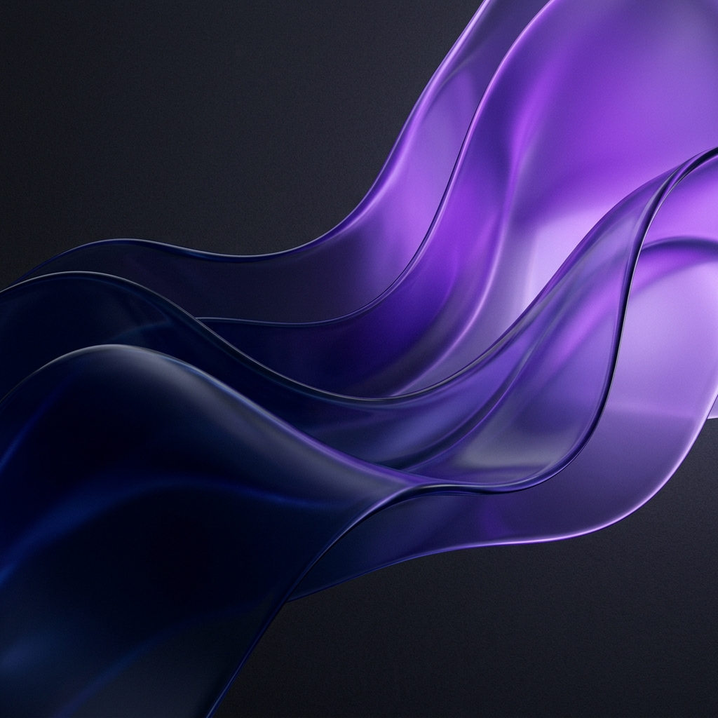 Fluent design system glowing curves and planes
